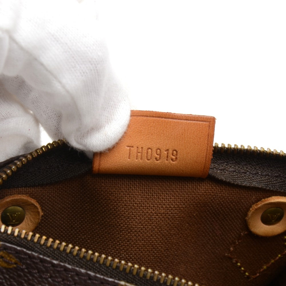 mini speedy sac hl monogram canvas handbag with strap