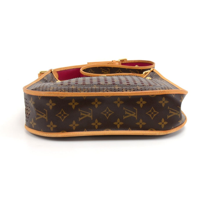 perforated musette monogram canvas bag - 2006 limited edition bag