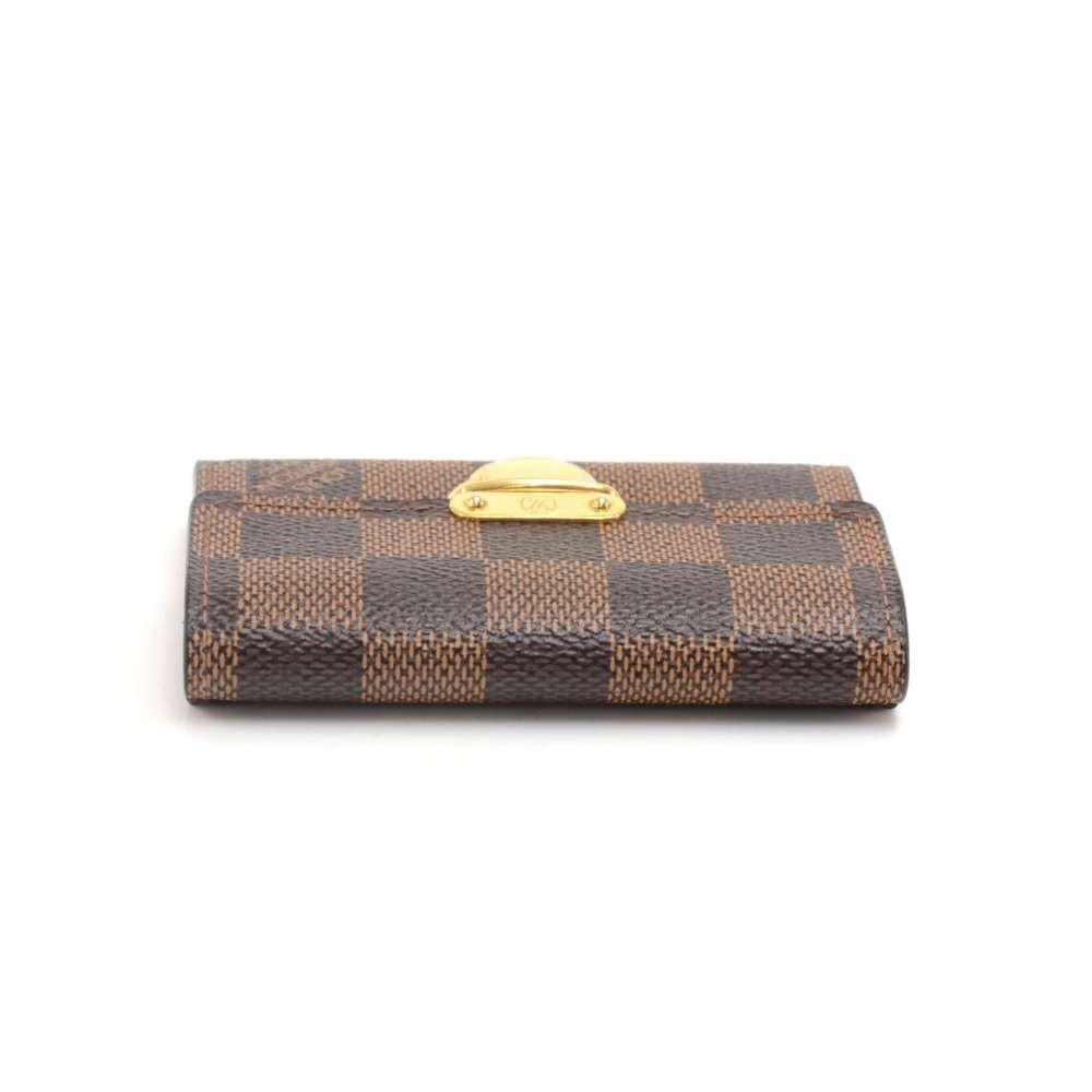 porte-monnaie koala damier ebène canvas wallet