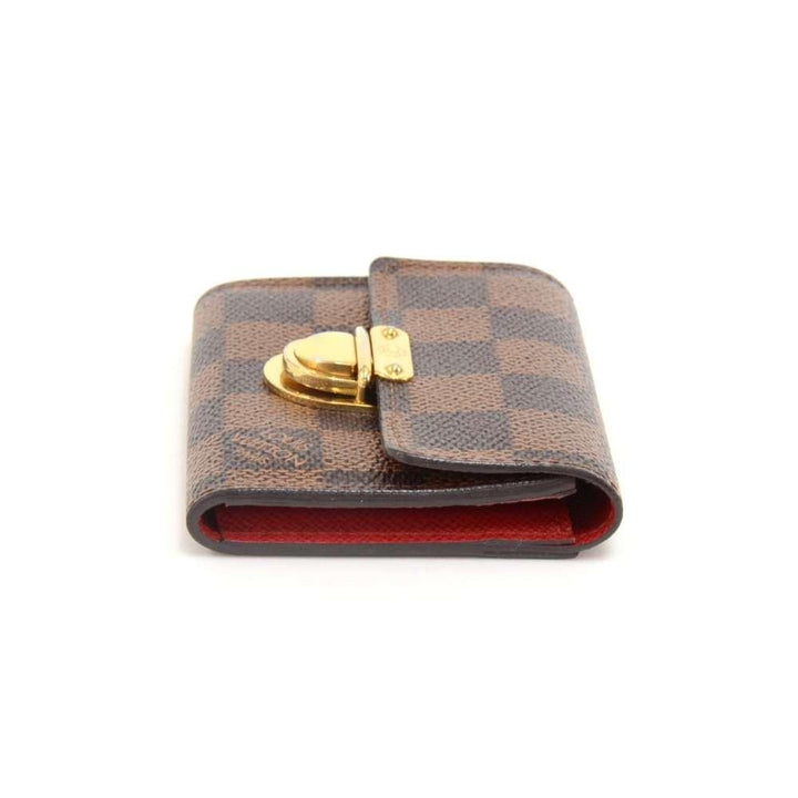 porte-monnaie koala damier ebène canvas wallet