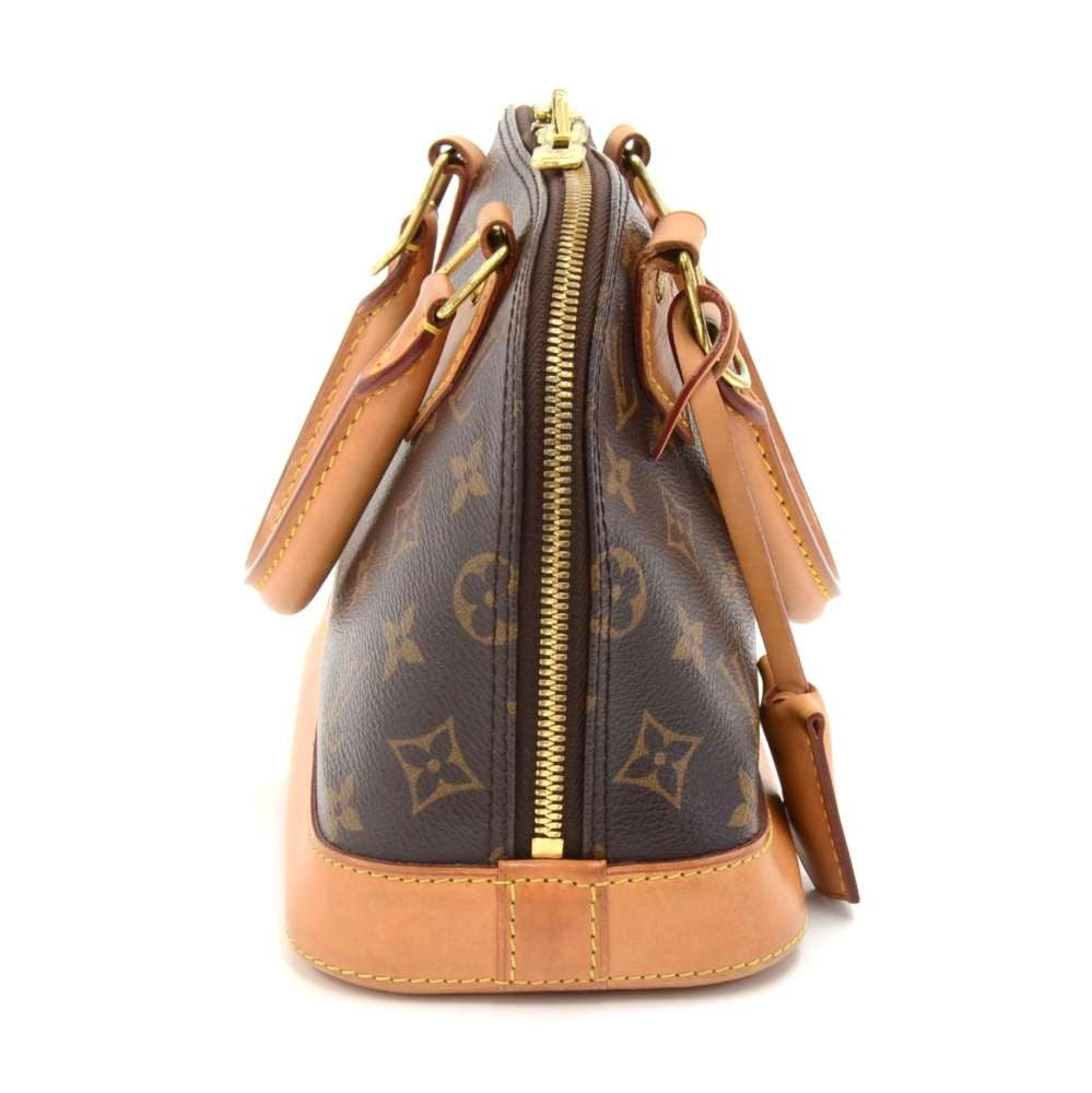 alma bb monogram canvas shoulder bag