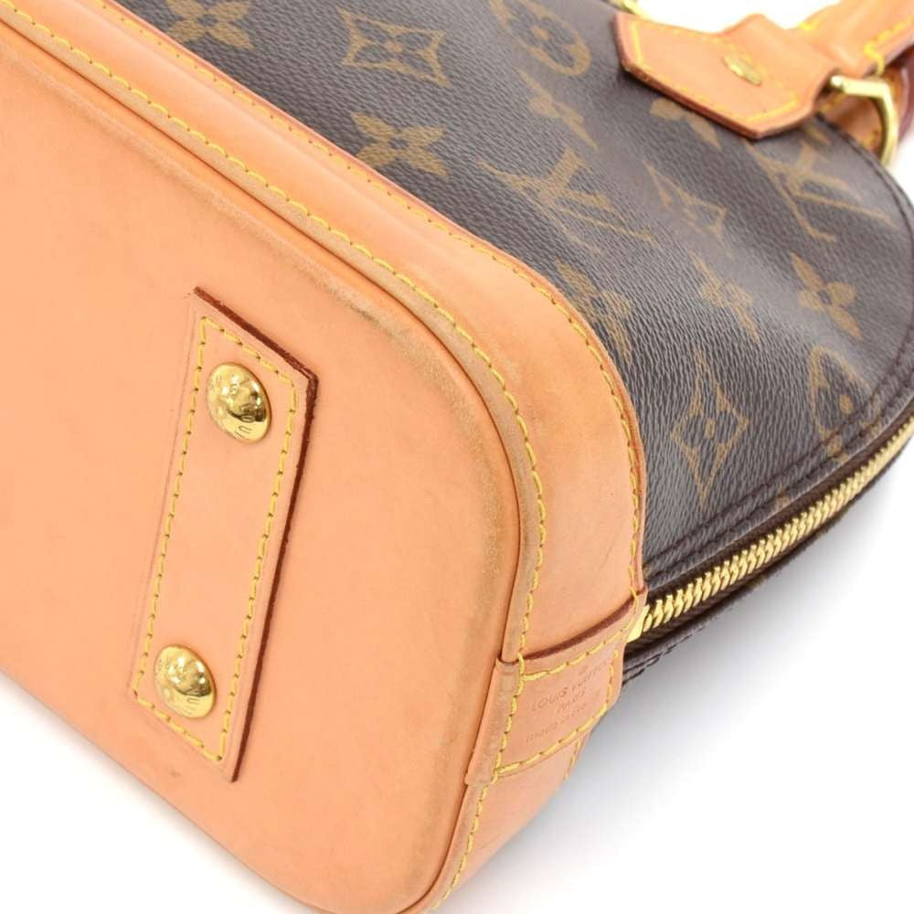 alma bb monogram canvas shoulder bag