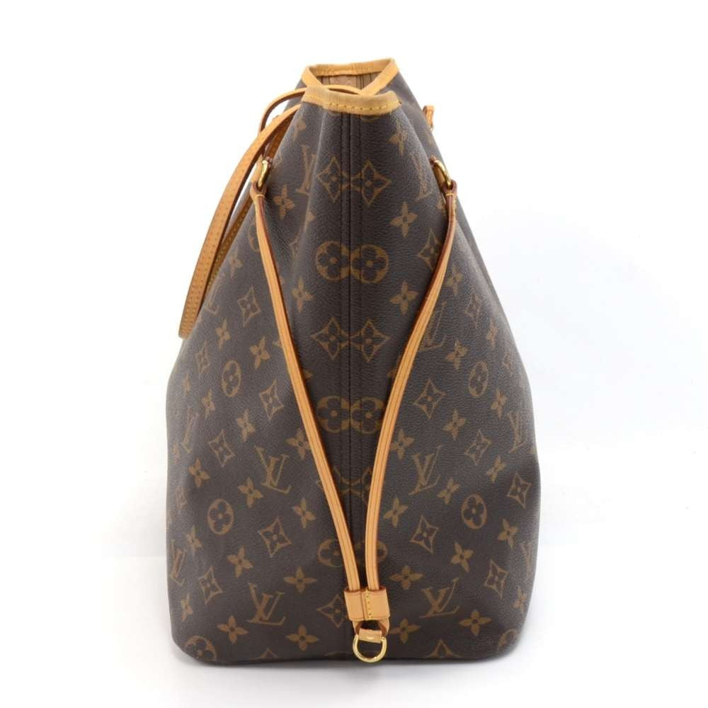 neverfull gm monogram canvas tote bag