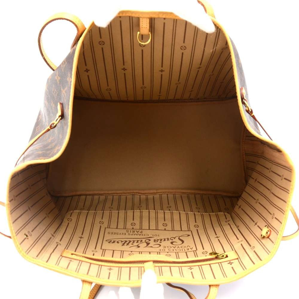 neverfull gm monogram canvas tote bag