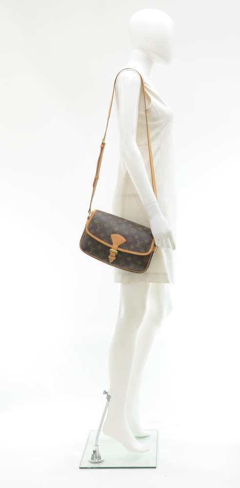 sologne monogram canvas shoulder bag