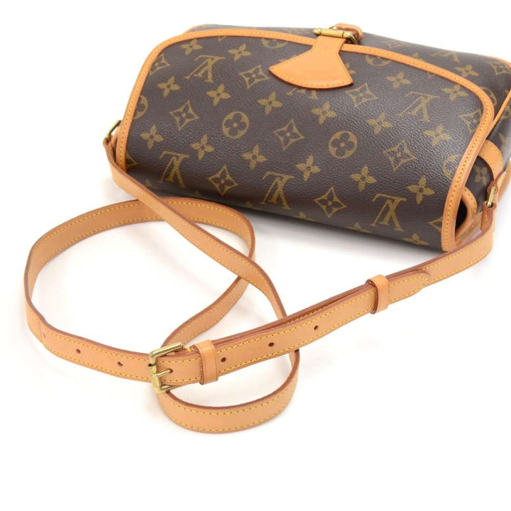 sologne monogram canvas shoulder bag