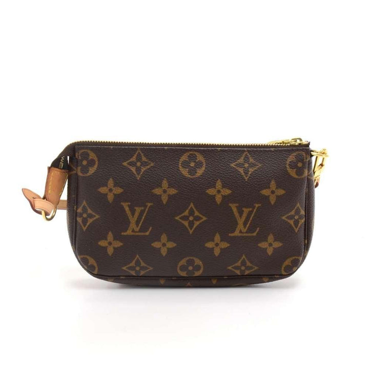 mini pochette accessoires monogram canvas evening bag