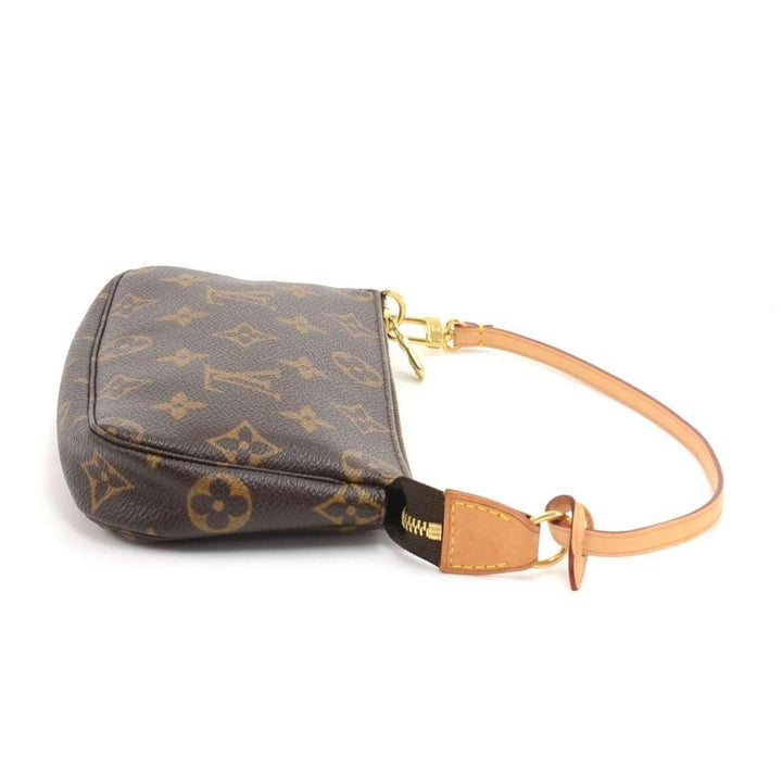 mini pochette accessoires monogram canvas evening bag