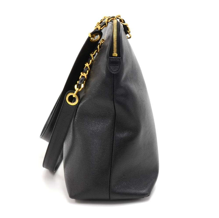 caviar leather jumbo tote bag