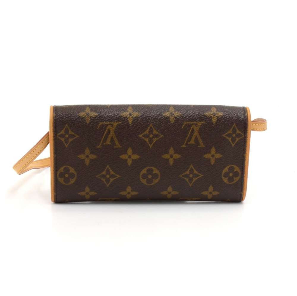 pochette twin pm monogram canvas shoulder bag