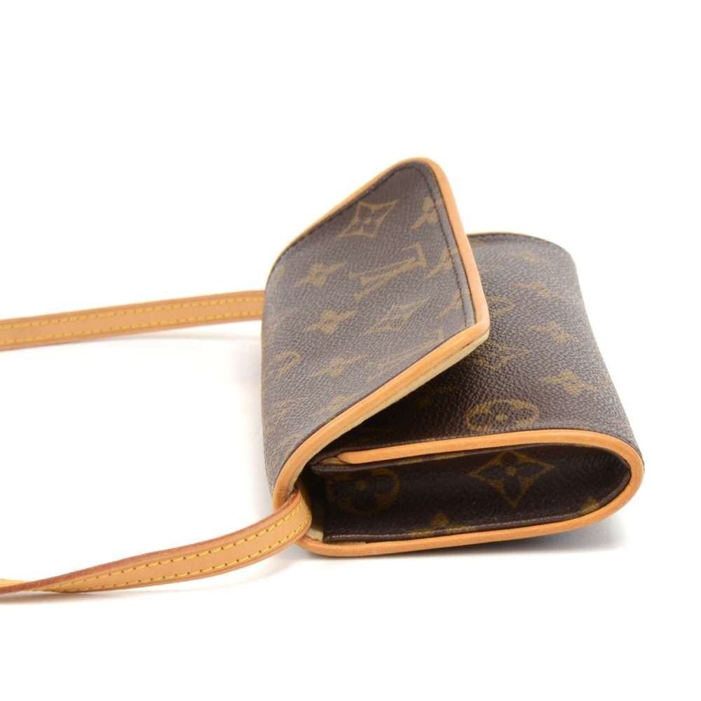 pochette twin pm monogram canvas shoulder bag