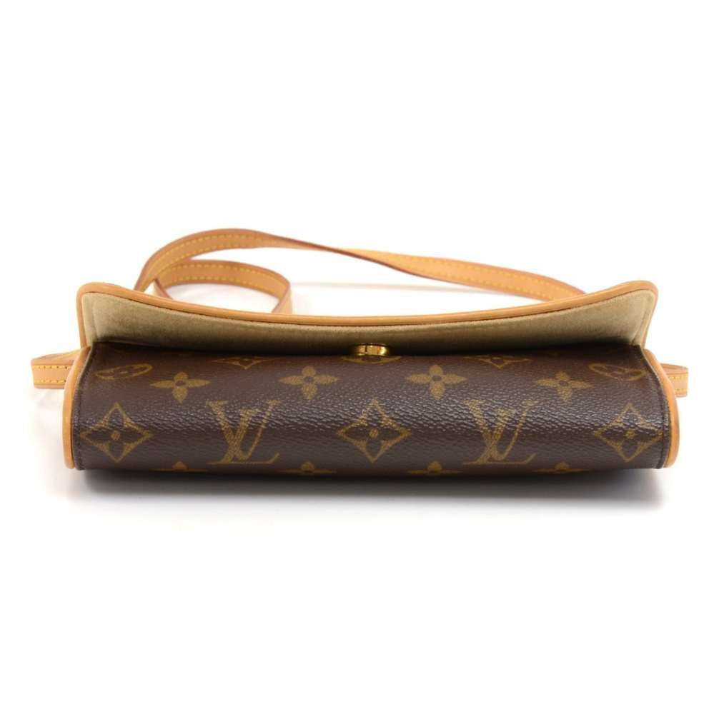 pochette twin pm monogram canvas shoulder bag