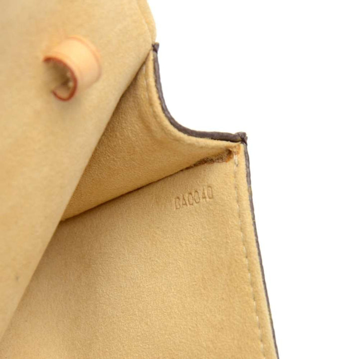 pochette twin pm monogram canvas shoulder bag