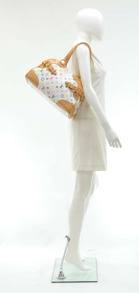 claudia monogram multicolore canvas bag