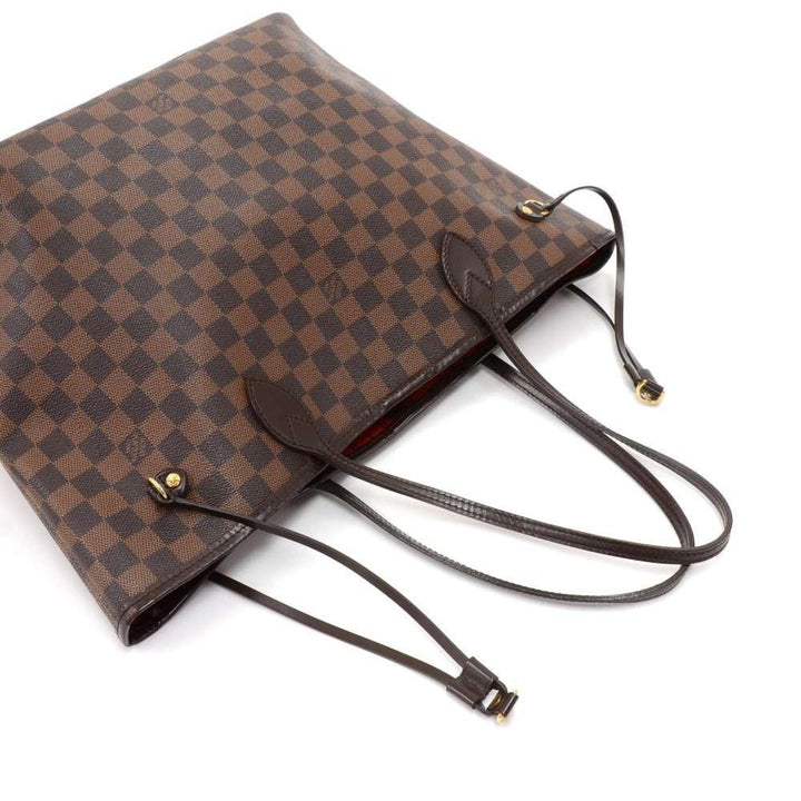 neverfull mm damier ebène canvas tote bag