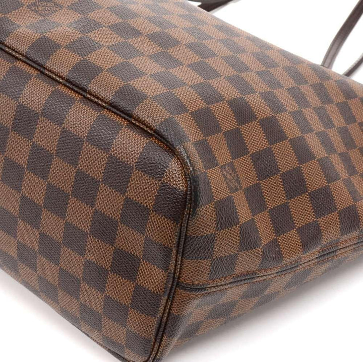 neverfull mm damier ebène canvas tote bag