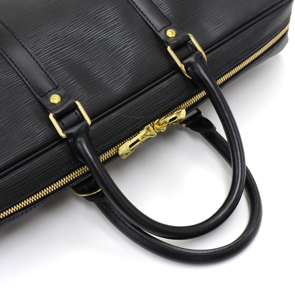 porte-documents voyage epi leather briefcase bag