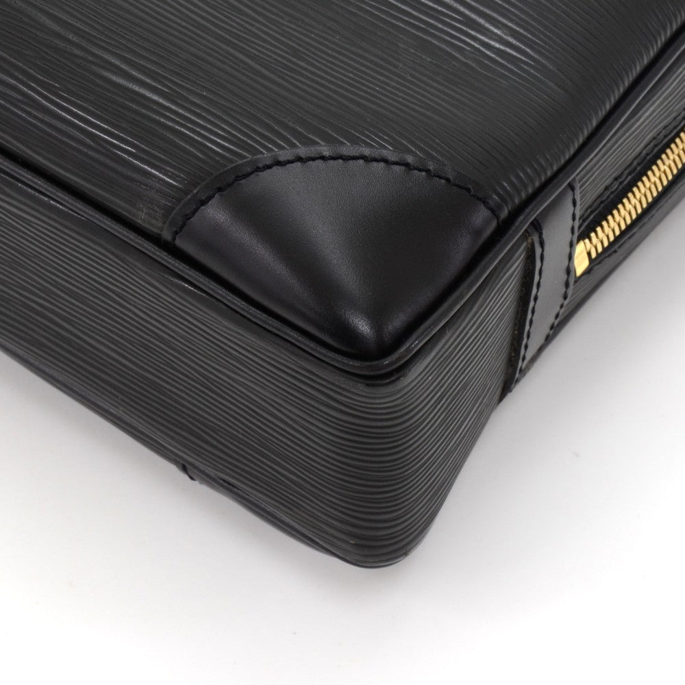 porte-documents voyage epi leather briefcase bag