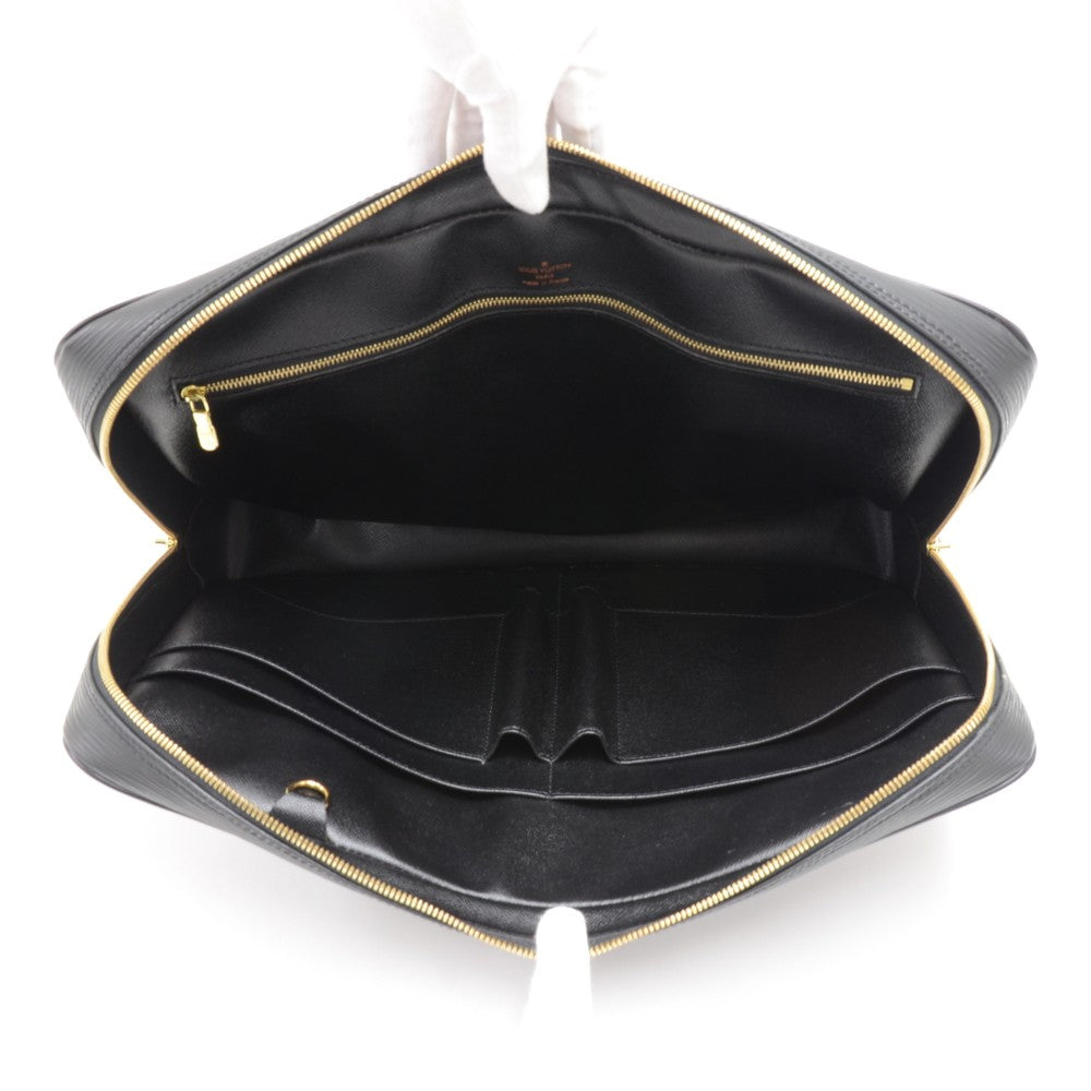 porte-documents voyage epi leather briefcase bag