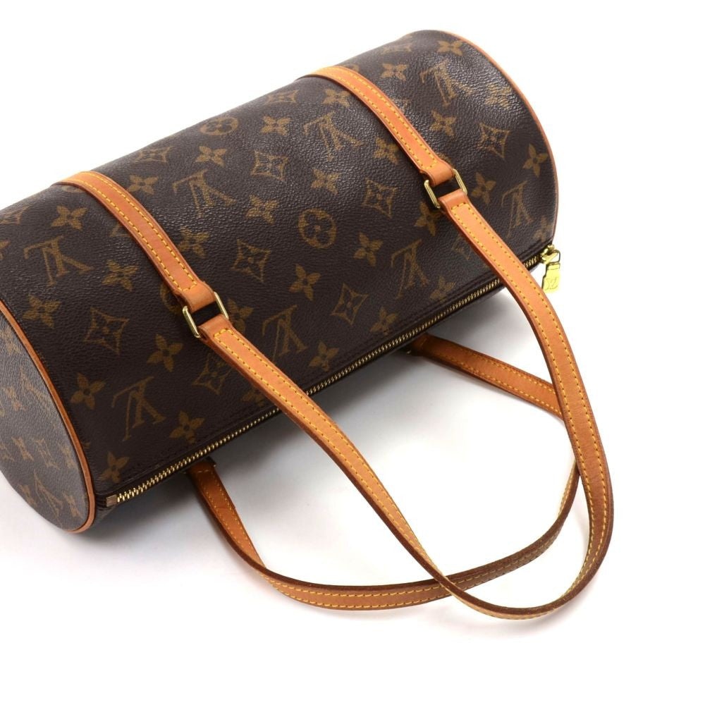 papillon 30 monogram canvas handbag