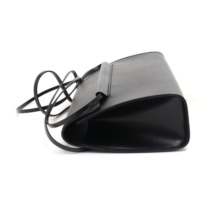 dinard epi leather shoulder bag