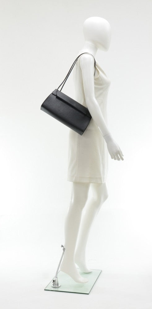 dinard epi leather shoulder bag