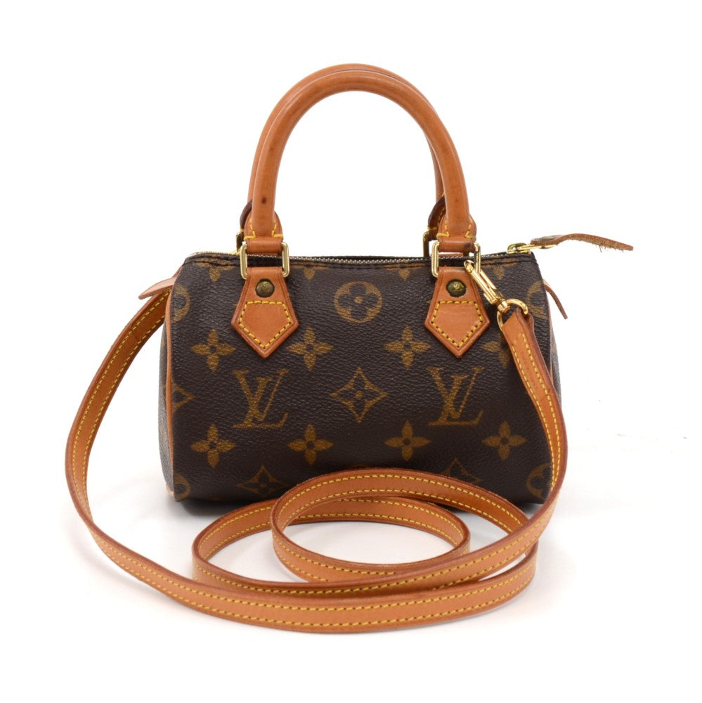 speedy sac hl monogram canvas mini handbag with strap