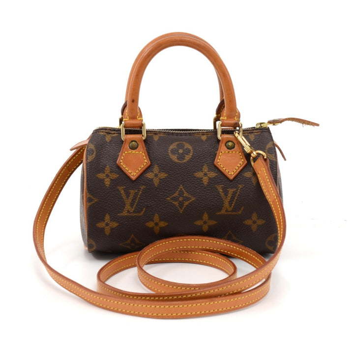 speedy sac hl monogram canvas mini handbag with strap