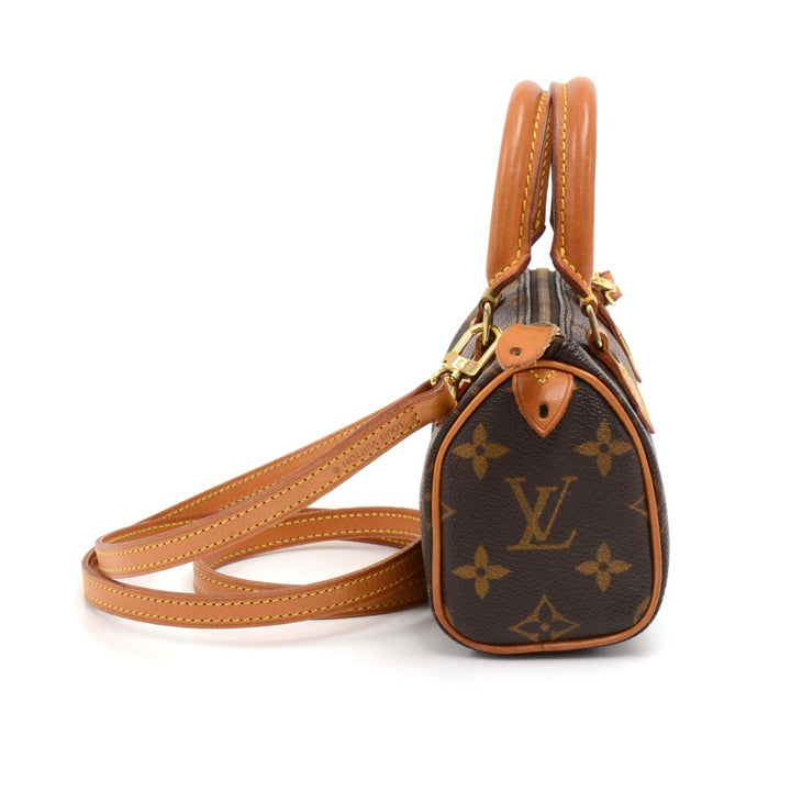 speedy sac hl monogram canvas mini handbag with strap