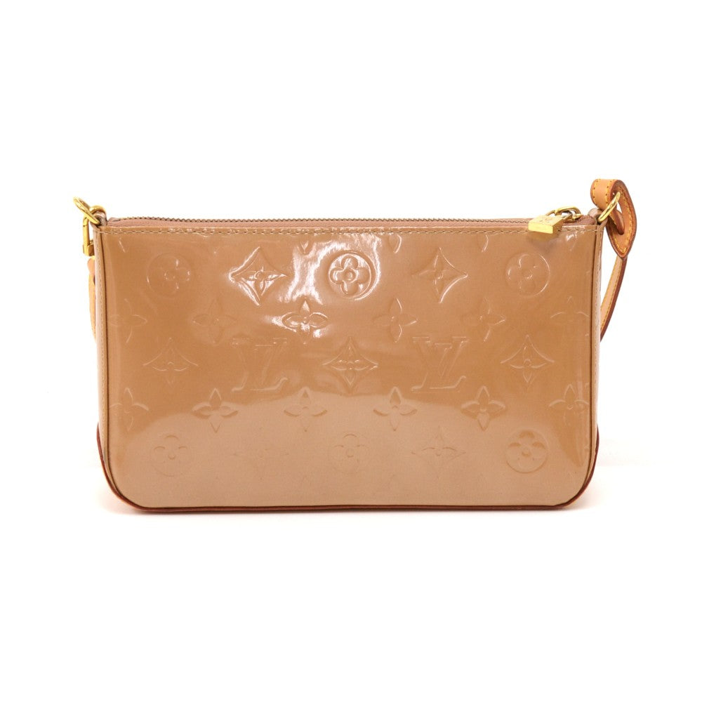 mallory square vernis leather shoulder bag