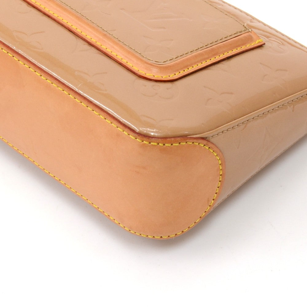 mallory square vernis leather shoulder bag