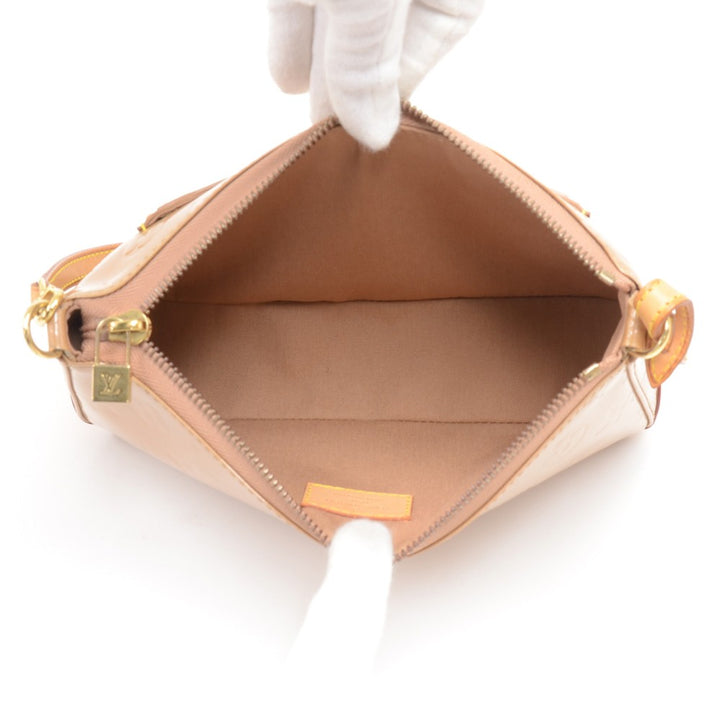 mallory square vernis leather shoulder bag