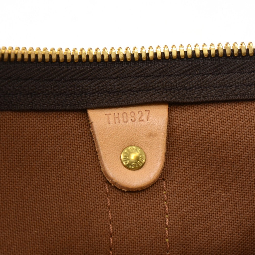 keepall 50 bandouliere monogram canvas travel bag with strap