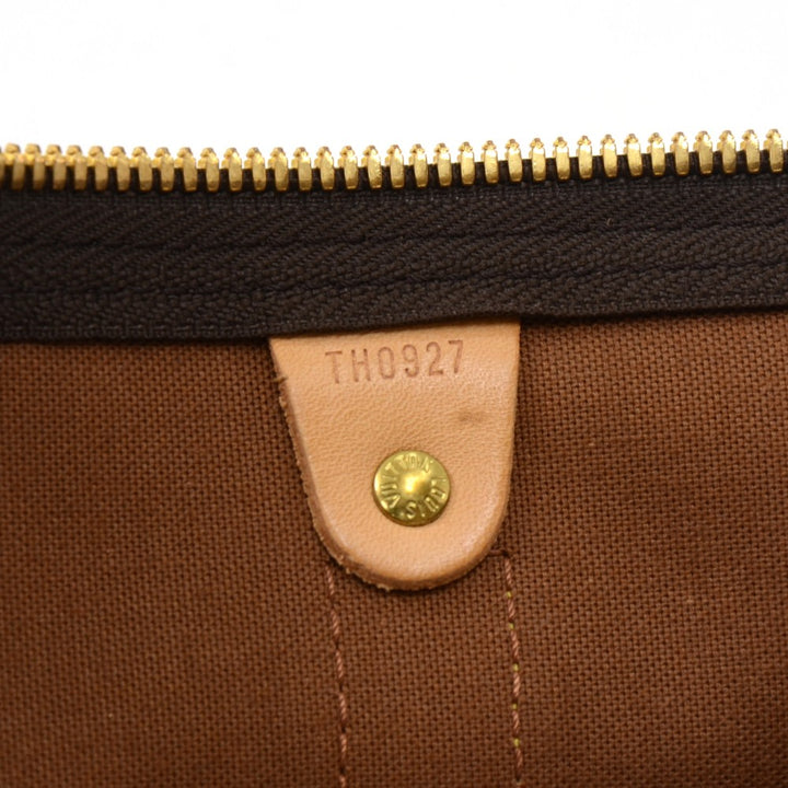 keepall 50 bandouliere monogram canvas travel bag with strap