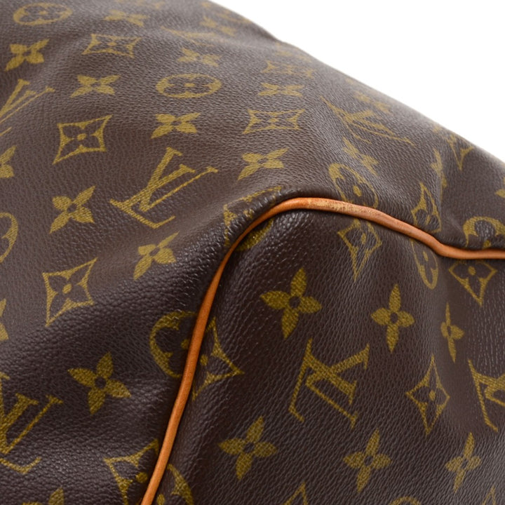 keepall 55 bandouliere monogram canvas travel bag with strap