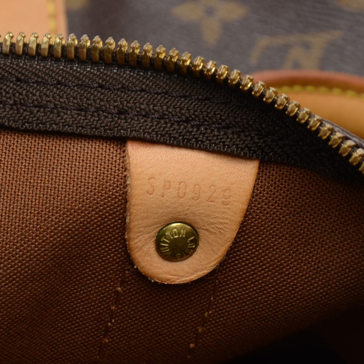 keepall 55 bandouliere monogram canvas travel bag with strap