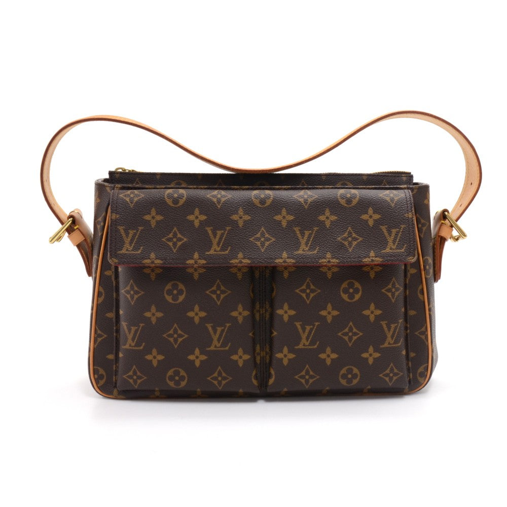 viva cite gm monogram canvas shoulder bag