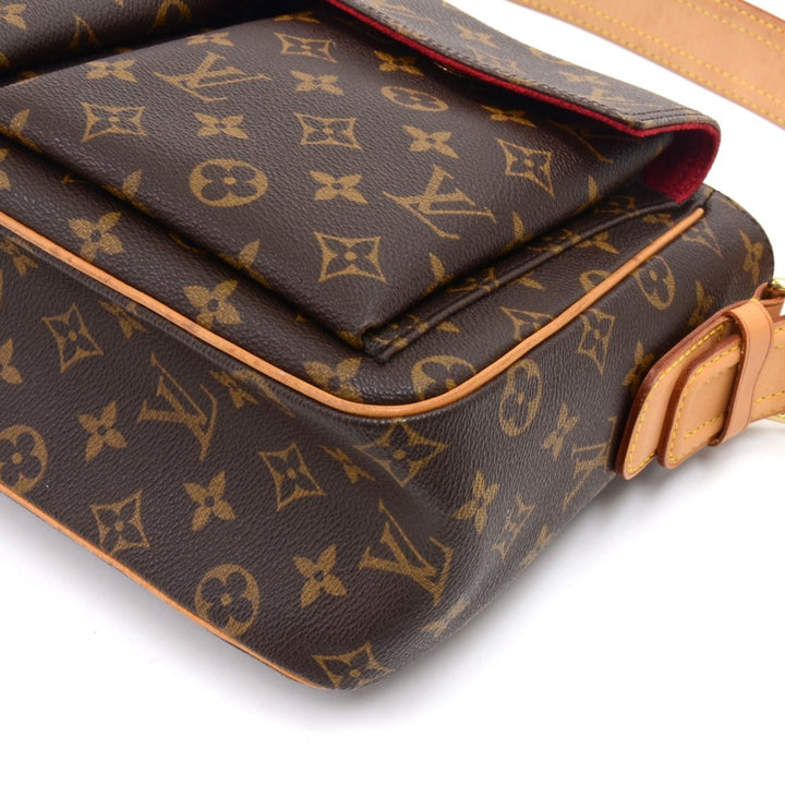 viva cite gm monogram canvas shoulder bag