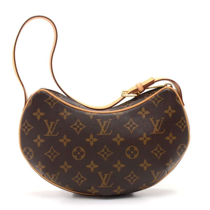 pochette croissant monogram canvas handbag