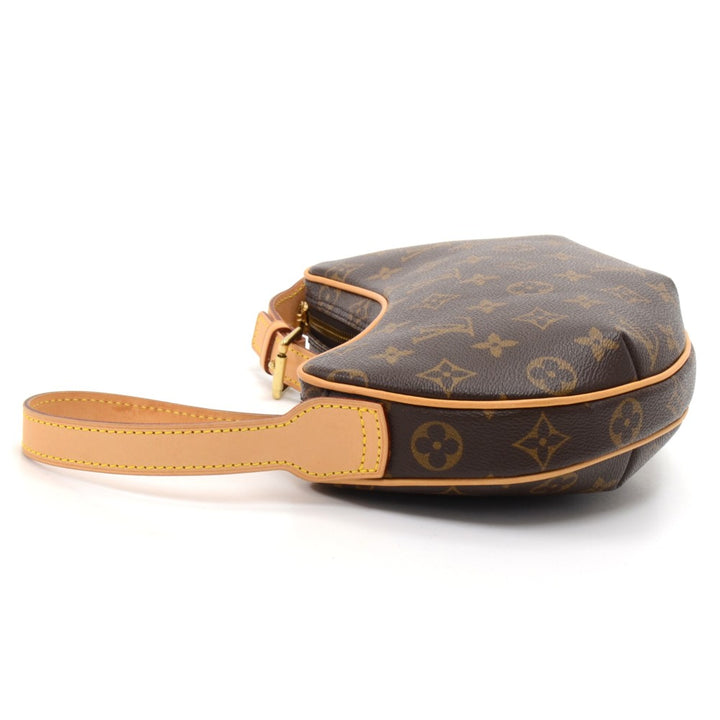 pochette croissant monogram canvas handbag
