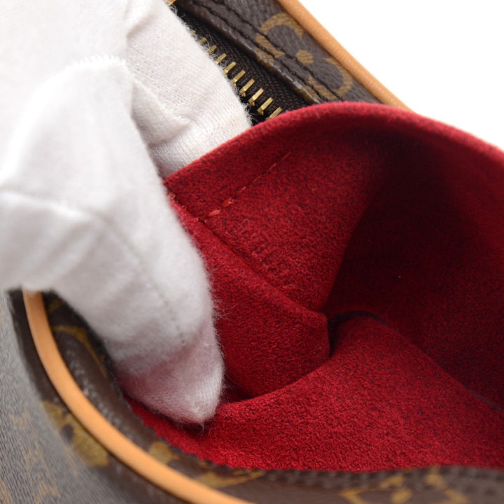 pochette croissant monogram canvas handbag