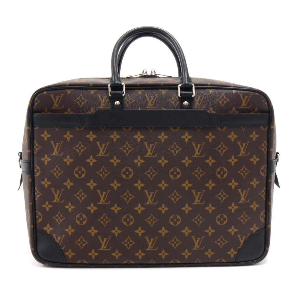 porte-documents voyage gm monogram macassar canvas briefcase bag