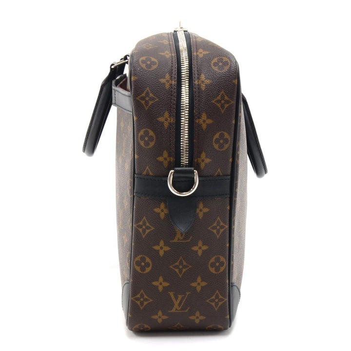 porte-documents voyage gm monogram macassar canvas briefcase bag