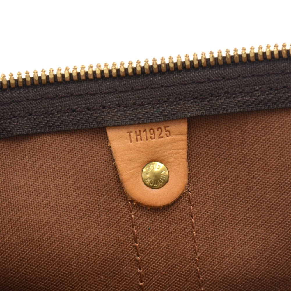 keepall 55 bandouliere monogram canvas travel bag with strap