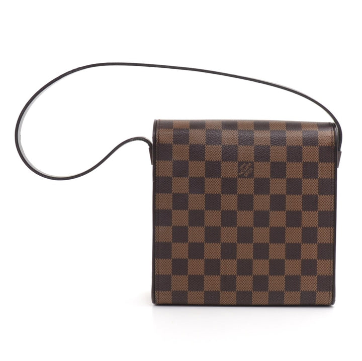tribeca damier ebene canvas shoulder bag