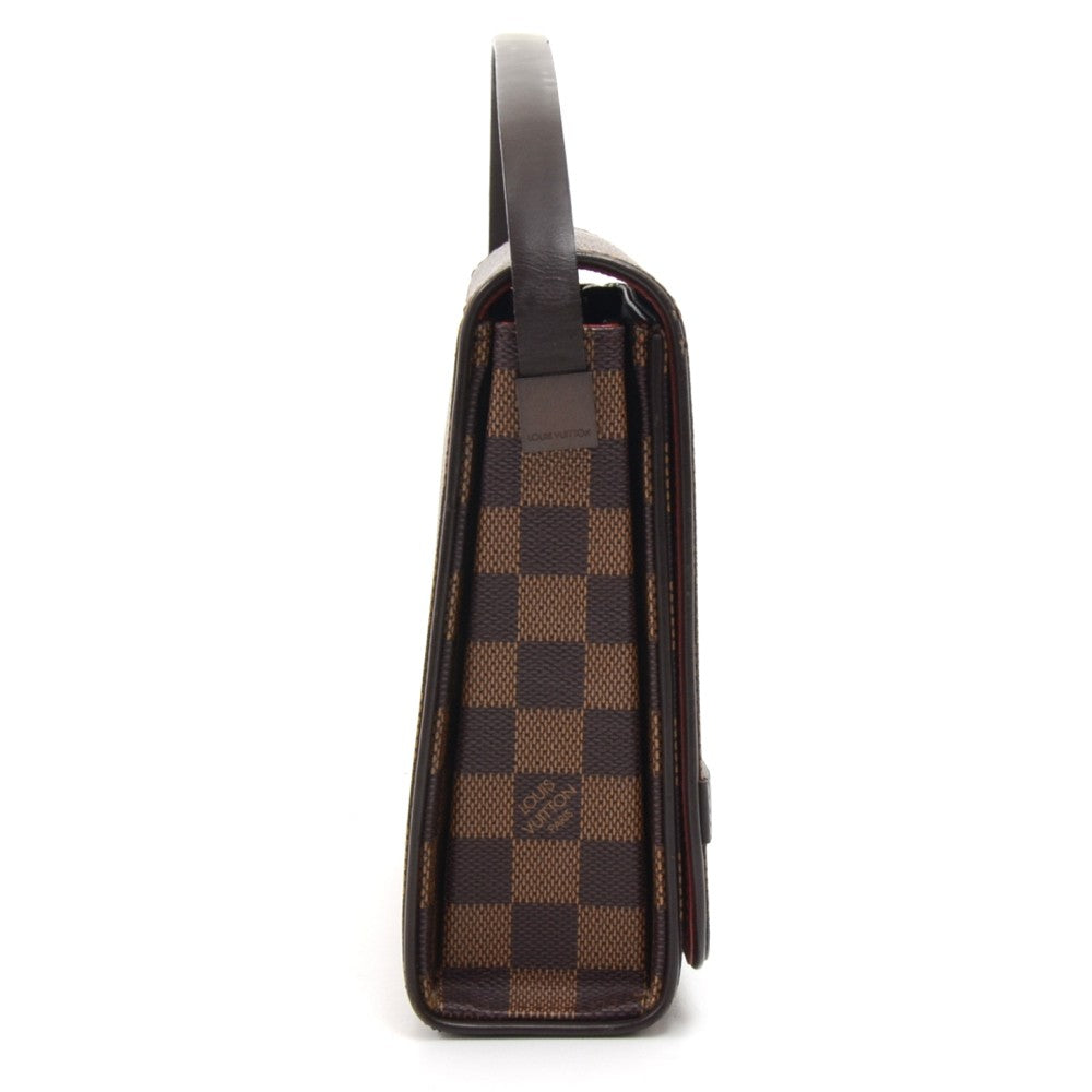 tribeca damier ebene canvas shoulder bag