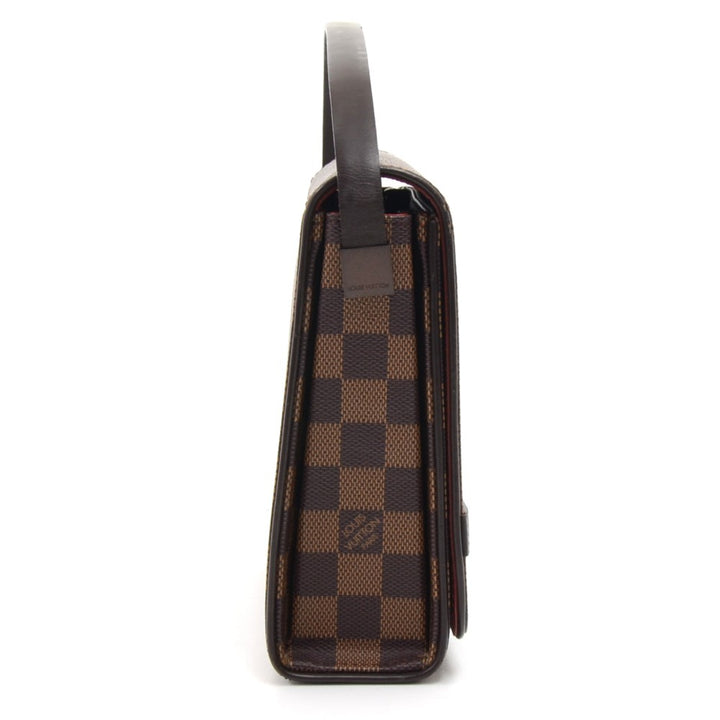 tribeca damier ebene canvas shoulder bag