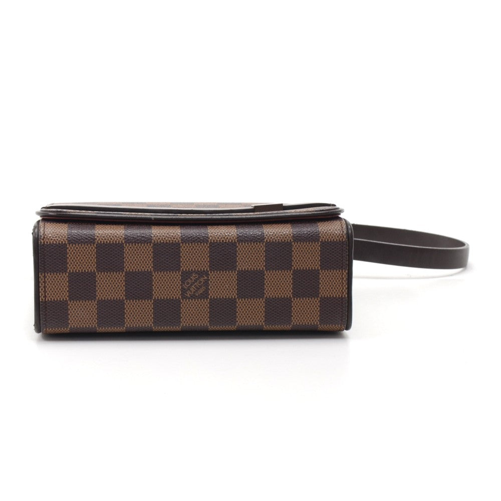 tribeca damier ebene canvas shoulder bag