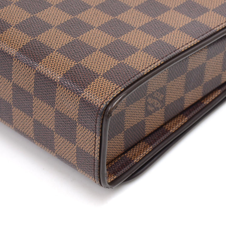 tribeca damier ebene canvas shoulder bag