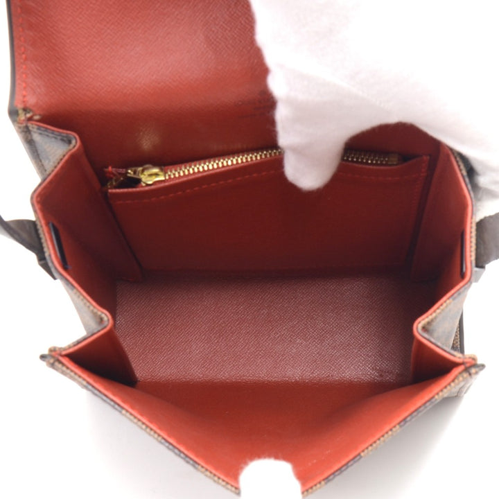 tribeca damier ebene canvas shoulder bag